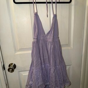 Lavender Halter Dress